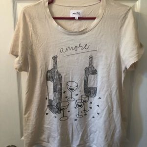 Mate the Label “Amore” Vino Organic Cotton Tee